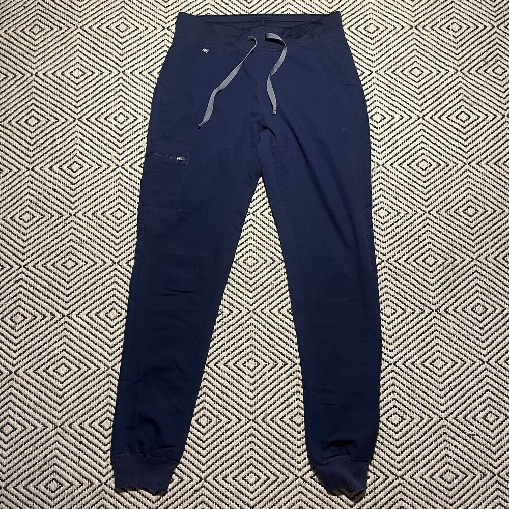 Figs Navy Technical Collection Scrub Pants Small Tall Nurse Doctor Work